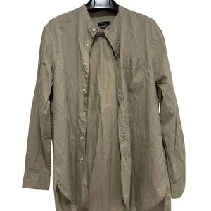 Zara Men's Tan Button Down Shirt